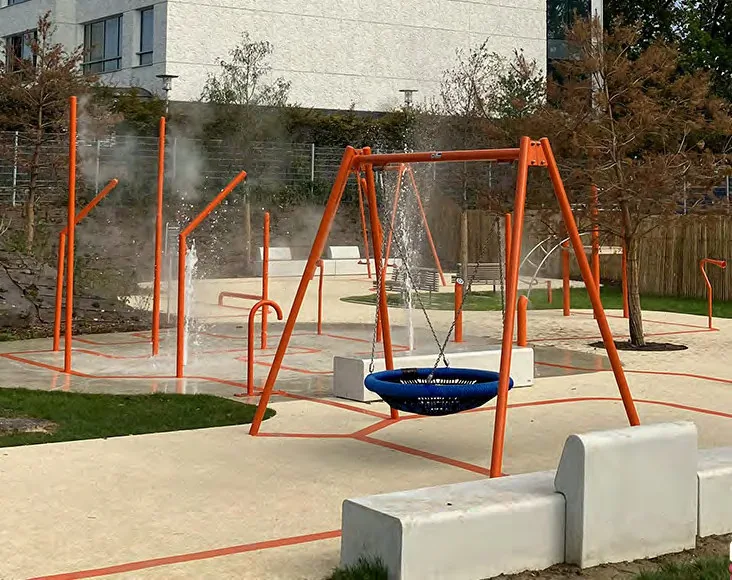 De la brumisation pour la cour de récréation — Asnières-sur-Seine (92)