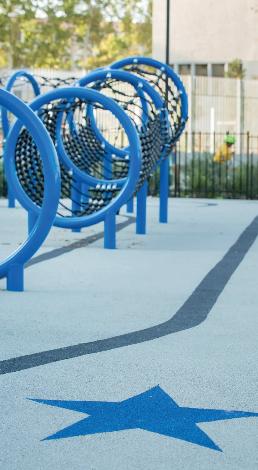Square des Girondins — design actif Pro Urba, Lyon (69)