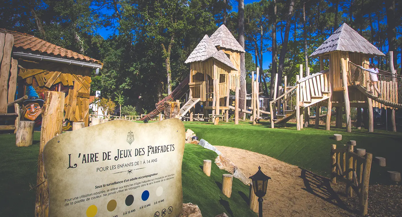 Aire de jeux camping