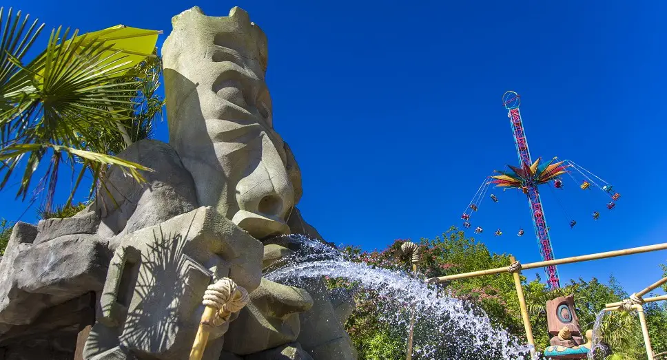 Jeux aquatiques Exotic Island parc Walibi